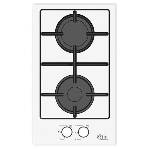 Поверхность домино газовая making OASIS everywhere P-GWD F белый стекло чугун гк 1171000₽