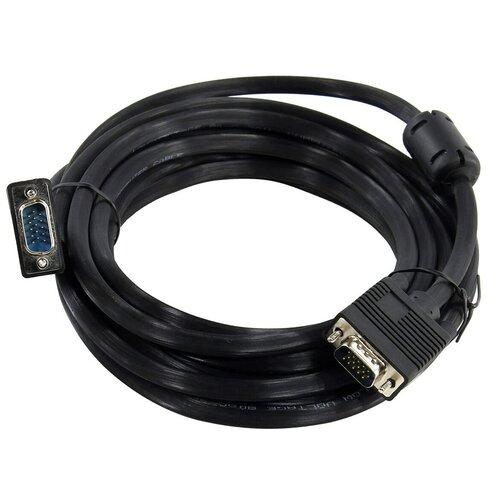 Кабель 5bites APC-133-050 VGA M- VGA M сигнальный, ферритовые кольца, 5 метров кабель 5bites vga 15m vga 15m 15m apc 133 150 black