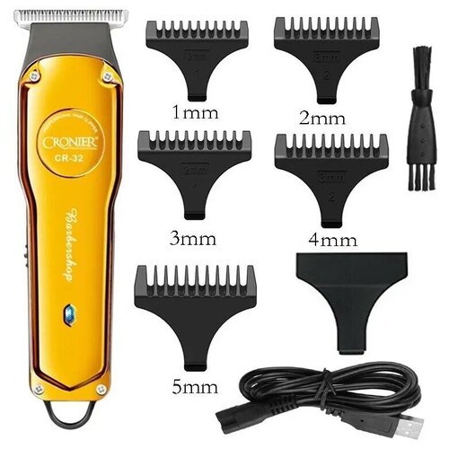 Машинка для стрижки CRONIER cr-32 золотой 108700₽
