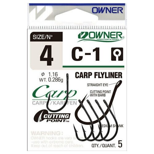 фото Крючок owner 53261 (c-1) carp flyliner № 8
