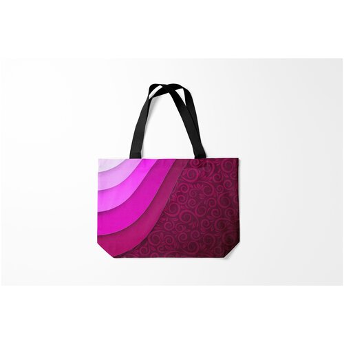 фото Сумка-шоппер / 46х35 см / тренды / абстракция butterfly burnettie