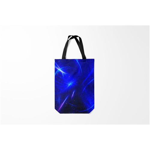 фото Сумка-шоппер / 31х42 см / популярные иллюстрации / астрономия космос космический вихрь burnettie