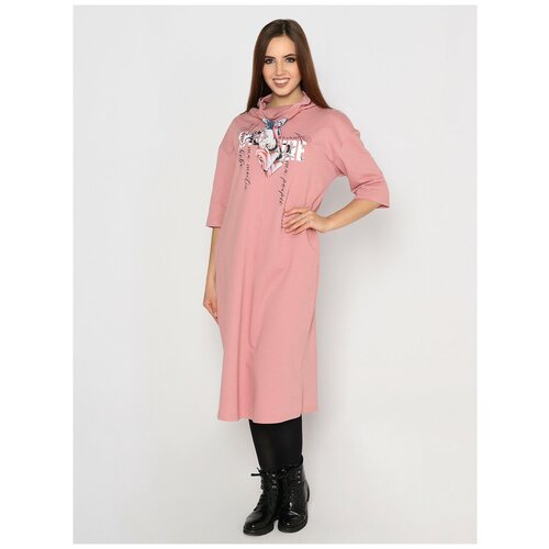 Платье Style Margo, размер 44, розовый платье style margo размер 60 розовый