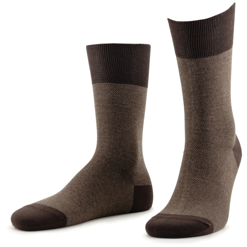 фото Мужские носки sergio di calze, 1 пара, классические, размер 25, коричневый