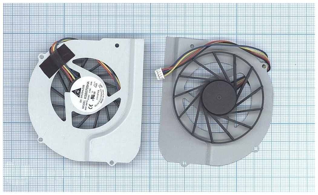 Вентилятор (кулер) для ноутбука Asus 13GN6U1AM030-2 (4-pin) ver.1