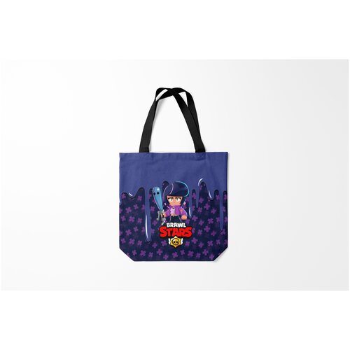 фото Сумка-шоппер / 40х40 см / геймерам / brawl stars bibi. burnettie