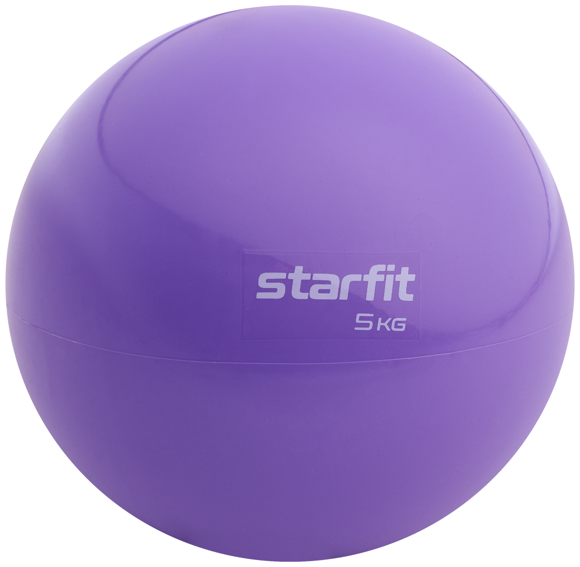Медбол Starfit Gb-703, 5 кг, фиолетовый пастель