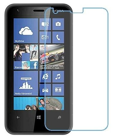 Nokia Lumia 620 защитный экран из нано стекла 9H одна штука