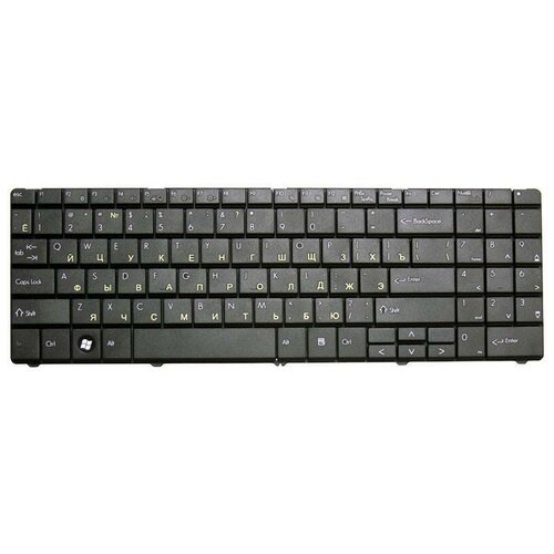 Клавиатура для ноутбука Packard Bell EasyNote ST85 ST86 MT85 TN65 Series Плоский Enter Черная без рамки PN MP-07F33SU-528 960₽