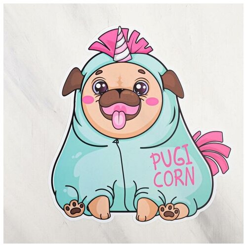 Коврик под миску PUGICORN, 26х28 см