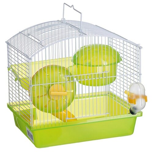 Клетка KREDO для грызунов, окрашен. с пластм. поддоном 27х20,5х25,5см (Подарочная упаковка)