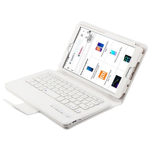 Клавиатура MyPads для Apple iPad 97 2017 и Apple iPad 97 2018 - A1822 A1823 A1893 A1954 съемная беспроводная Bluetooth в комплекте c кож 513200₽