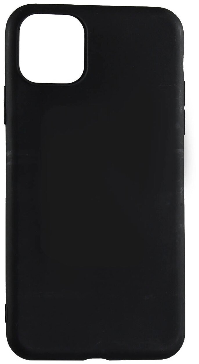 Чехол защитный TPU LuxCase для Apple iPhone 11 Pro Max, Чёрный, 1,1 мм - фото №1