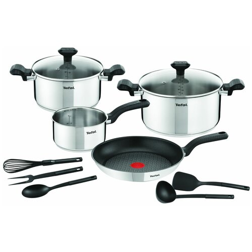 фото Набор посуды из нержавеющей стали tefal comfort max set 11шт. (c973sb34)