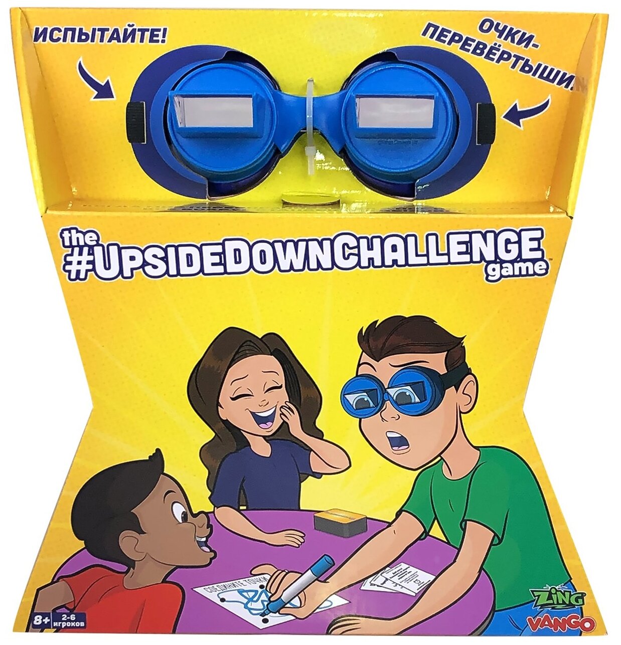 Настольная игра Zing Upside Down Challenge game, 1 шт.