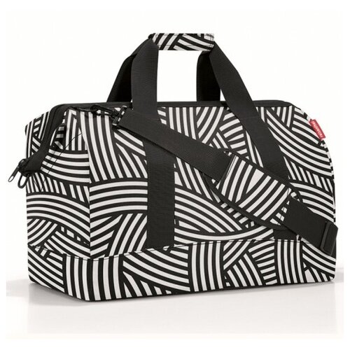 фото Сумка allrounder l zebra, reisenthel, чёрный/белый, арт: mt1032 mt1032