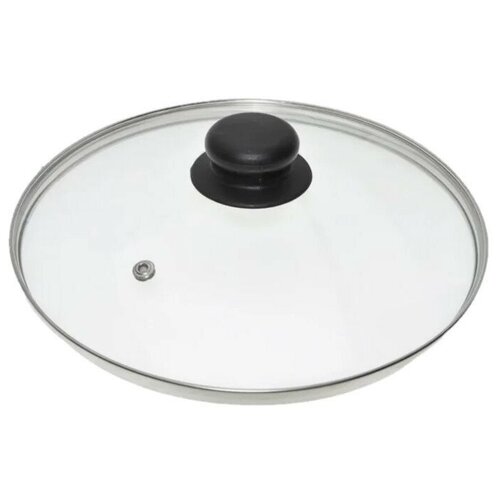 Крышка 20см с ручкой стеклян. метал/обод низ. К4720