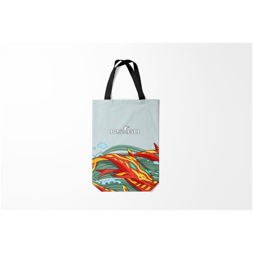 фото Сумка-шоппер / 31х42 см / геймерам / counter strike burnettie