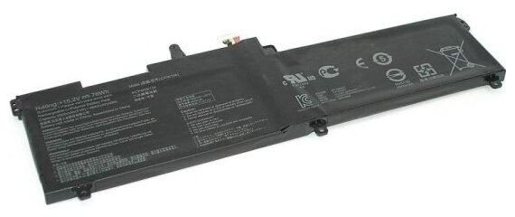 Аккумулятор для ноутбука Amperin для Asus GL702V (C41N1541) 15.2V 5000mAh
