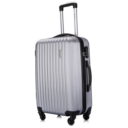 Умный чемодан L'case Krabi Krabi, 50 л, размер M, серый