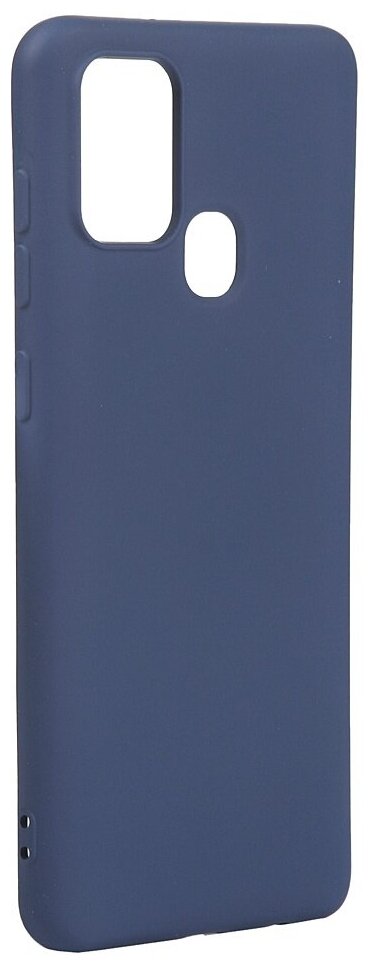 Чехол (клип-кейс) DF sOriginal-14, для Samsung Galaxy A21s, синий [df ] - фото №7