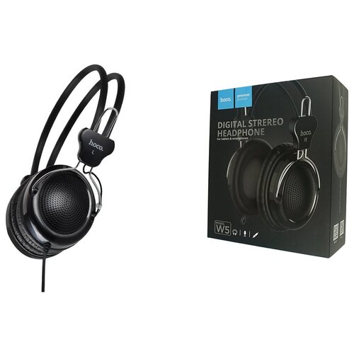 Внешние наушникигарнитура HOCO W5 Manno черный 75500₽