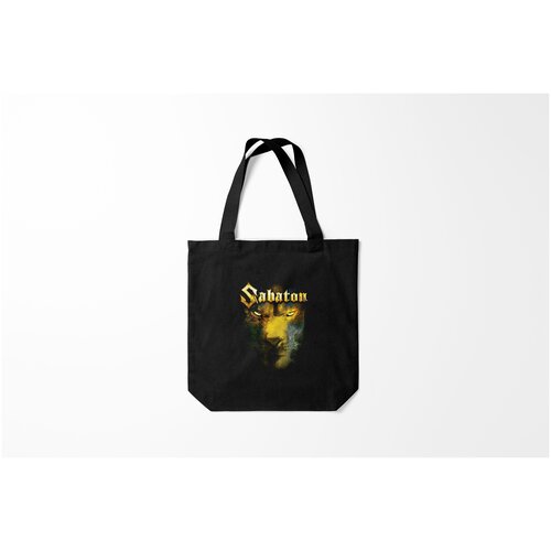 фото Сумка-шоппер / 40х40 см / рок / sabaton burnettie