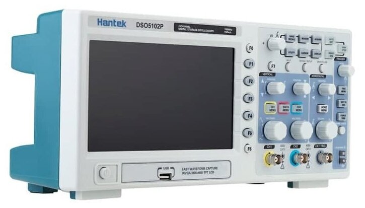 Осциллограф цифровой Hantek DSO5102P, 2 канала, 100 МГц