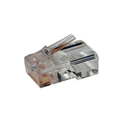 Разъем Hyperline PLUG-8P8C-U-C3-100 RJ-45(8P8C), кат.3 (6 µ), универсальный(100 шт)