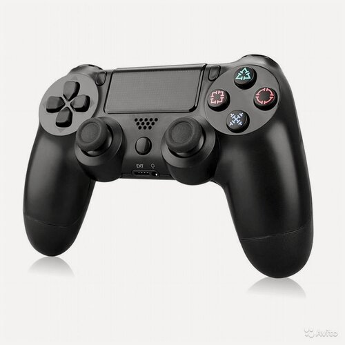 Изображение товара Беспроводной Bluetooth геймпад для PS4, контроллер подходит для IOS, Android, PS4, PC, черный