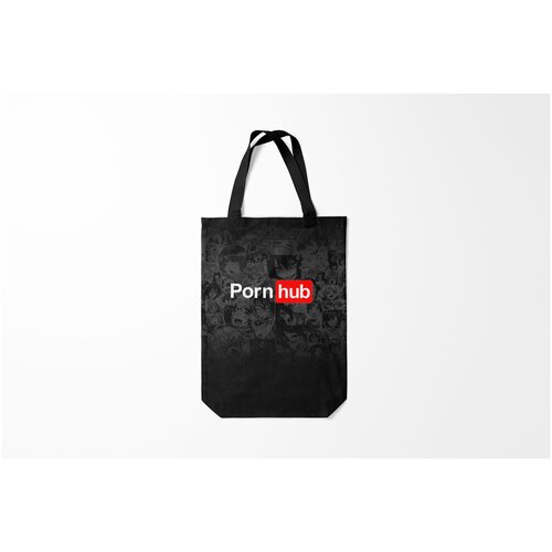 фото Сумка-шоппер / 31х42 см / аниме / ahegao pornhub burnettie