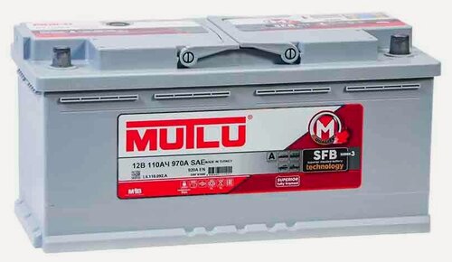Изображение товара Аккумулятор автомобильный Mutlu 110 А/ч 920 А обр. пол. 61045 Евро авто (394x175x190) L6.110.092. A