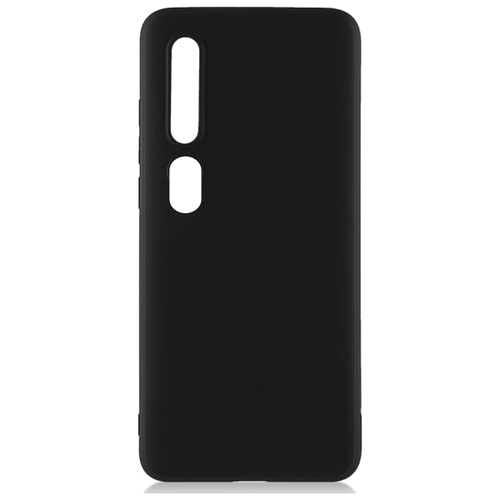 Чехол силиконовый для Xiaomi MI 10/Mi 10 Pro, черный