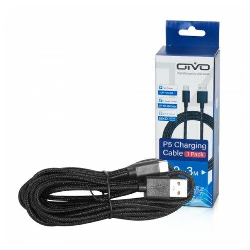 Соединительный кабель OIVO USB / Type-C 3 метра для геймпада DualSense (IV-P5229)