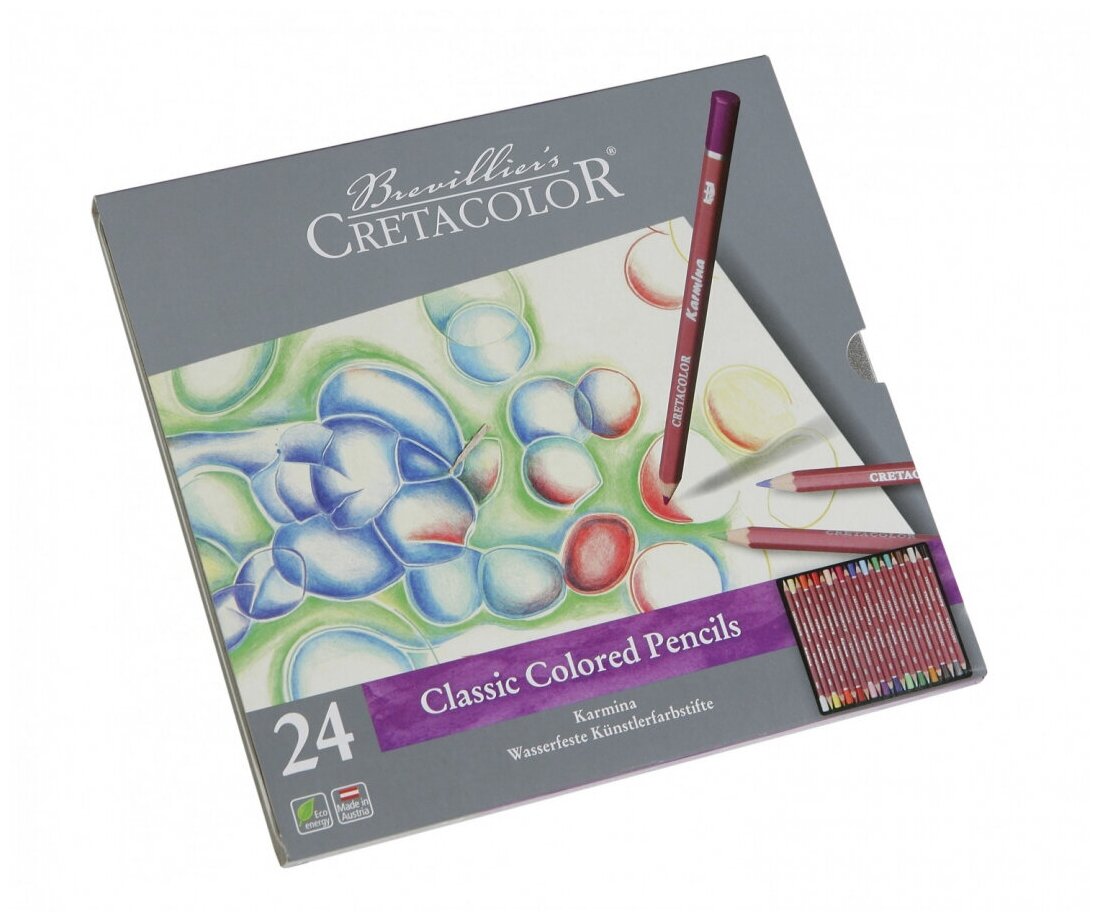 Cretacolor Набор цветных карандашей "Classic Colored Pencils" 24 цв. sela25