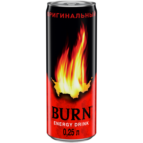 Энергетический напиток Burn Original, 0.25 л