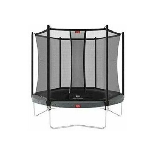 Батут BERG Favorit Regular 200 Grey + Safety Net Comfort каркасный батут berg inground favorit safety net comfort 330 330х330х200 см green