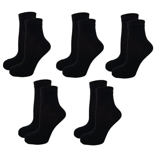 фото Носки lorenzline 5 пар, размер 20-22, черный