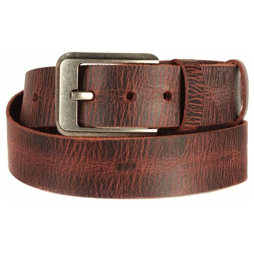 фото Ремень/ремень мужской/натуральная кожа/mayger/а-рн-8001/коричневый/115/цельнокроеный/с пряжкой/подарочная коробка