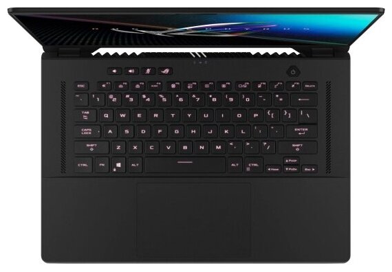 16 Ноутбук ASUS ROG Zephyrus M16 GU603ZX-K8053W 2560x1600 Intel Core i9 12900H 23 ГГц RAM 32 ГБ SSD 2 ТБ NVIDIA GeForce RTX 3080 Ti Windows 11 Home 90NR08R1-M002W0 черный