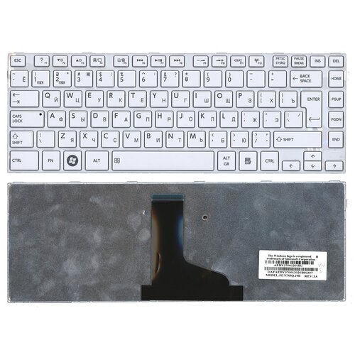 Клавиатура для ноутбука Toshiba AEBY3700110-RU белая 184000₽