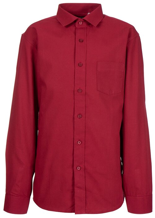 Школьная рубашка Tsarevich, размер 146-152, красный