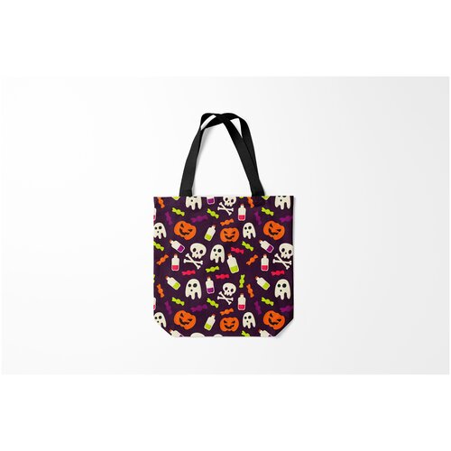 фото Сумка-шоппер / 40х40 см / праздники / хэллоуин halloween burnettie