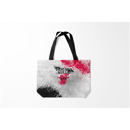фото Сумка-шоппер / 46х35 см / баскетбол / nba chicago bulls 8 burnettie