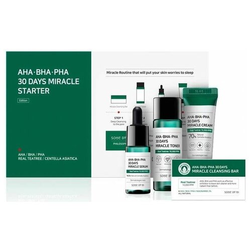 Купить Some By Mi Набор для проблемной кожи с кислотами AHA BHA PHA 30 Days Miracle Starter Kit