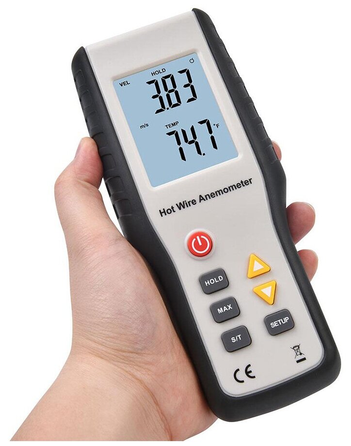 НТ-9829 - прибор для измерения скорости ветра прибор для измерения скорости и направления ветра прибор для измерения движения скорости ветра