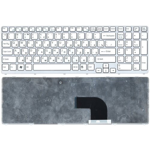 Клавиатура для ноутбука Sony Vaio SVE17 белая 1340₽