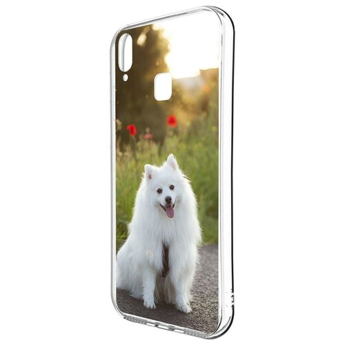 Чехол-накладка Krutoff Clear Case Белый шпиц для Vivo Y91/Y91i/Y93/Y95 чехол накладка krutoff clear case roblox ниндзя ассасин для vivo y91 y91i y93 y95