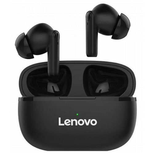 Гарнитура беспроводная Lenovo TWS HT05 Bluetooth 40мАч Черный PTM7C02880 198000₽