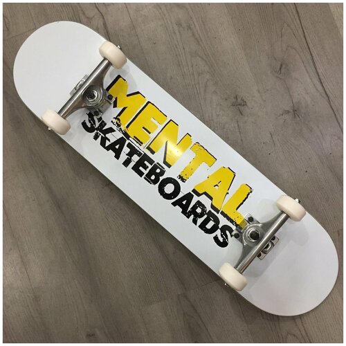 Скейтборд Mental Skateboards White 8.125